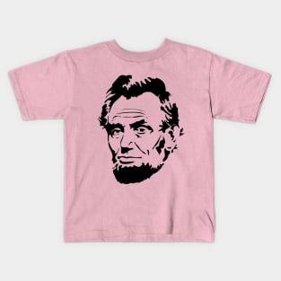 Abe Lincoln Graffiti Stencil Kids T-Shirt